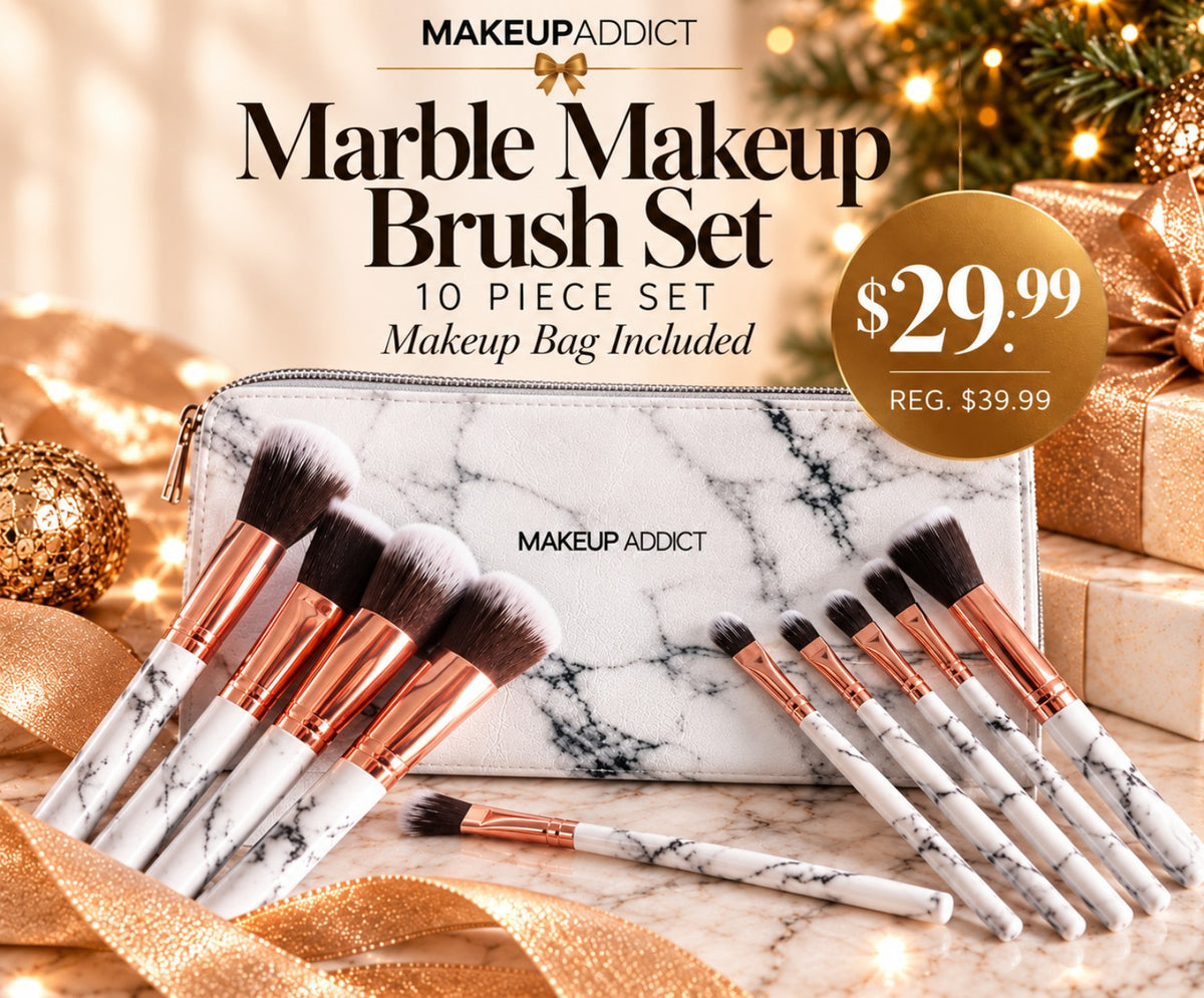 Marble Makeup Brush Set
