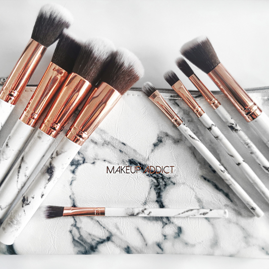 Marble Makeup Brush Set
